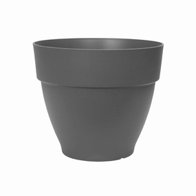 Elho Vibia Campana Round Anthracite hanging garden planters for small spaces