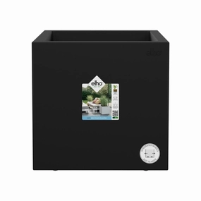 Elho Vivo Next Square 40cm Living Black hanging garden planters for small spaces