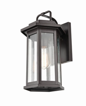 Ellis One Light Outdoor Wall Bracket Powder Coated BronzeOutdoor wall sconces with motion sensor