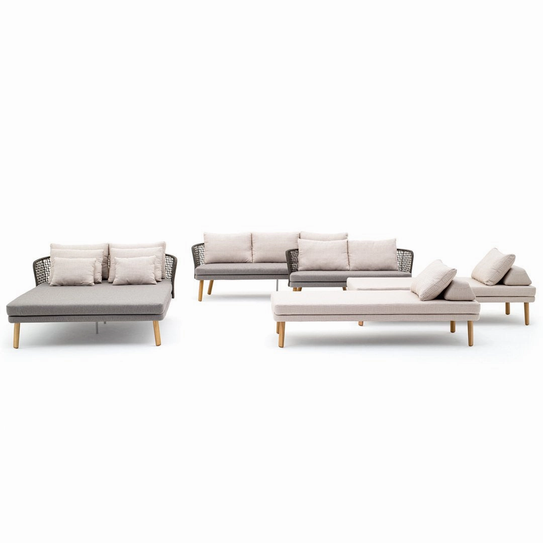 Emma Sunlounger 23661 - Wood Base
