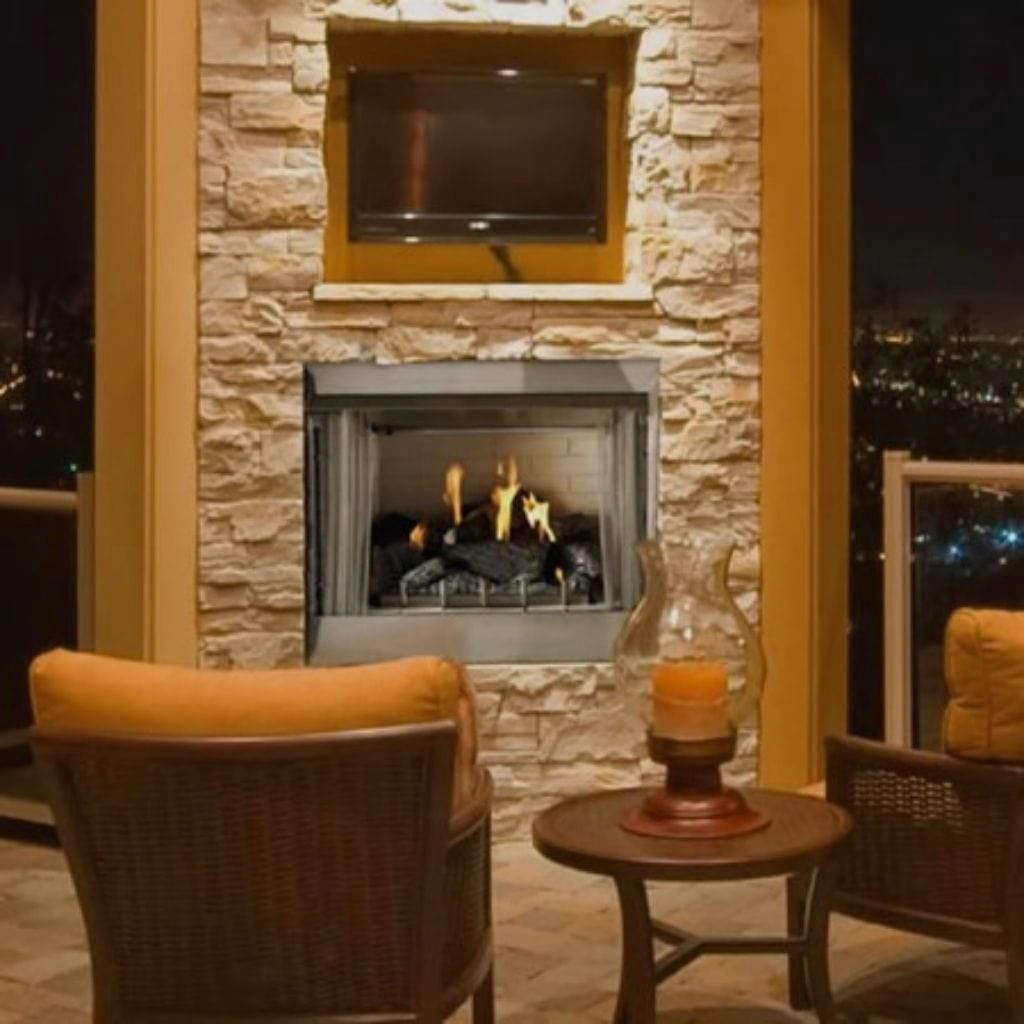 Empire White Mountain Hearth Carol Rose 42 Coastal Collection Outdoor Fireplace OP42FP