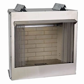 Empire White Mountain Hearth Carol Rose Coastal Collection 42" Outdoor Firebox OP42FB2MFstone-look outdoor patio fireplace