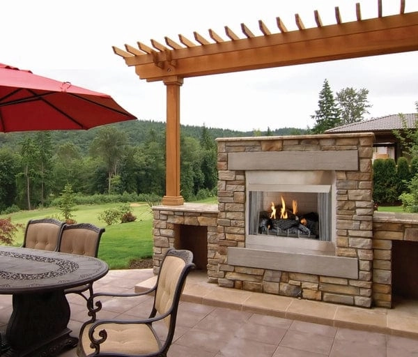 Empire White Mountain Hearth Carol Rose Coastal Collection 42" Outdoor Firebox OP42FB2MF