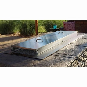 Empire White Mountain Hearth Carol Rose Outdoor Fire Pit, Linear 48-inch Weather Cover Accessory WC48LSSFireproof mat for under fire pit