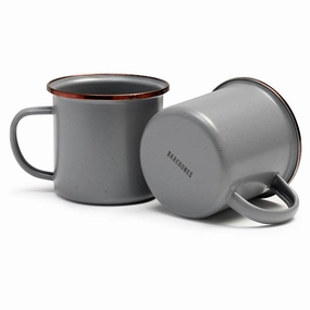 Enamel Cups | Set of 2 durable outdoor garden light fixtures