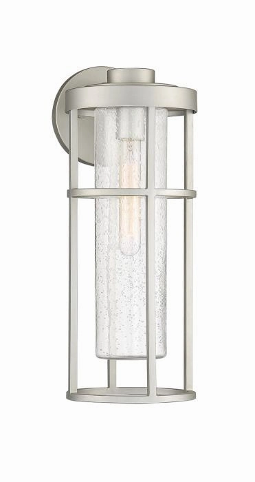 Encompass One Light Outdoor Wall Mount Satin AluminumOutdoor wall sconces with motion sensor