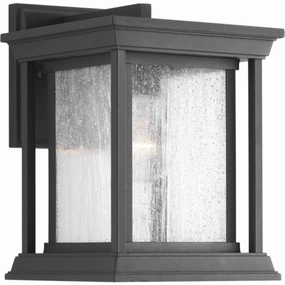 Endicott One Light Wall Lantern BlackOutdoor wall sconces with motion sensor