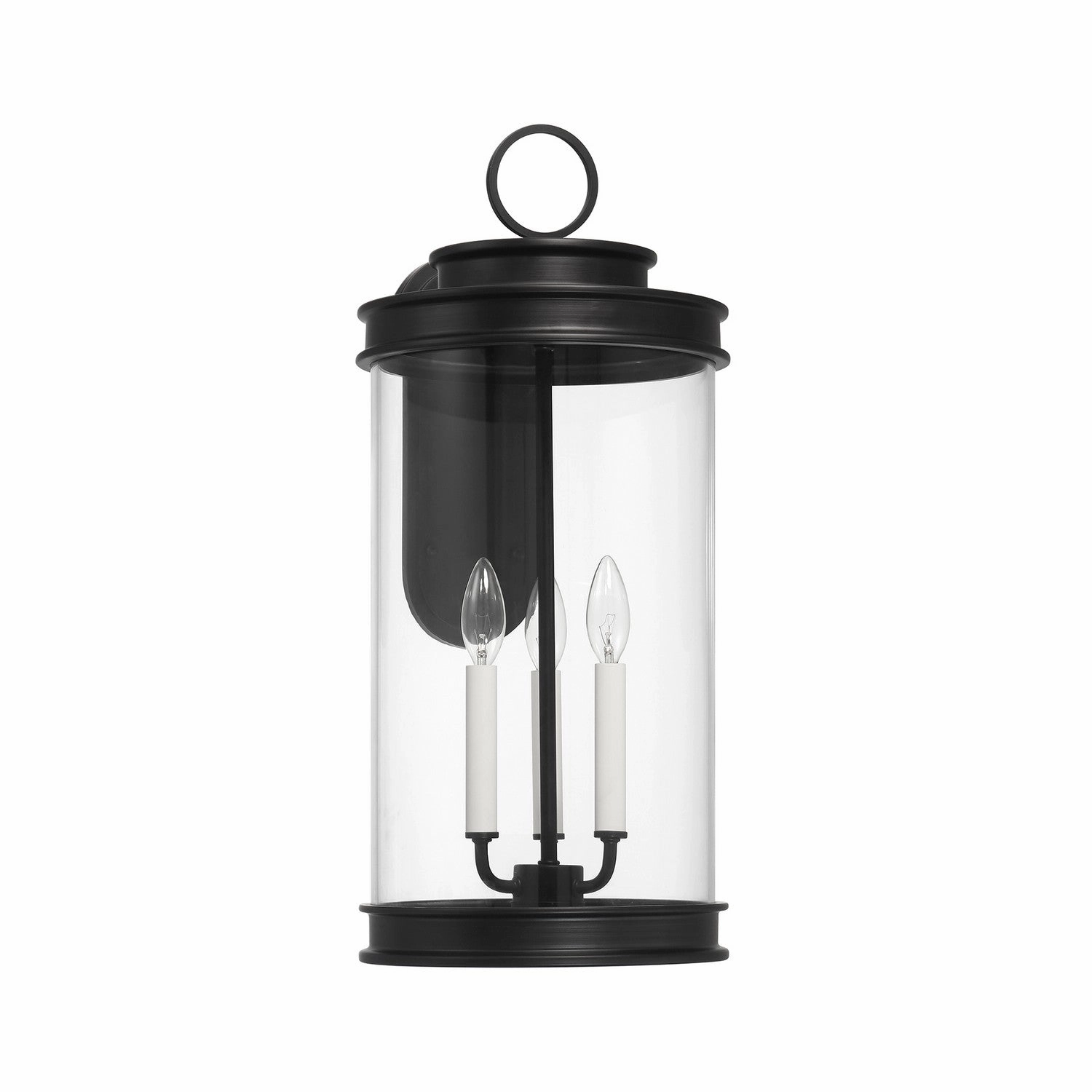 Englewood Three Light Outdoor Wall Lantern Matte Black