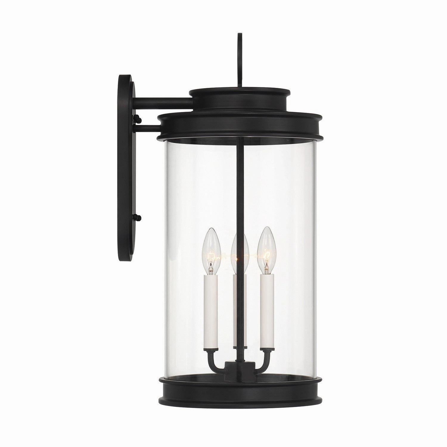 Englewood Three Light Outdoor Wall Lantern Matte Black