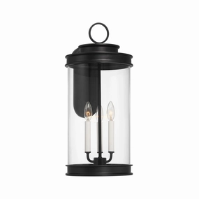 Englewood Three Light Outdoor Wall Lantern Matte BlackOutdoor wall sconces with motion sensor