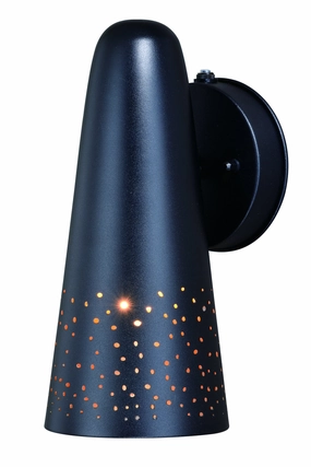 Ephraim One Light Outdoor Wall Mount Textured BlackOutdoor wall sconces with motion sensor