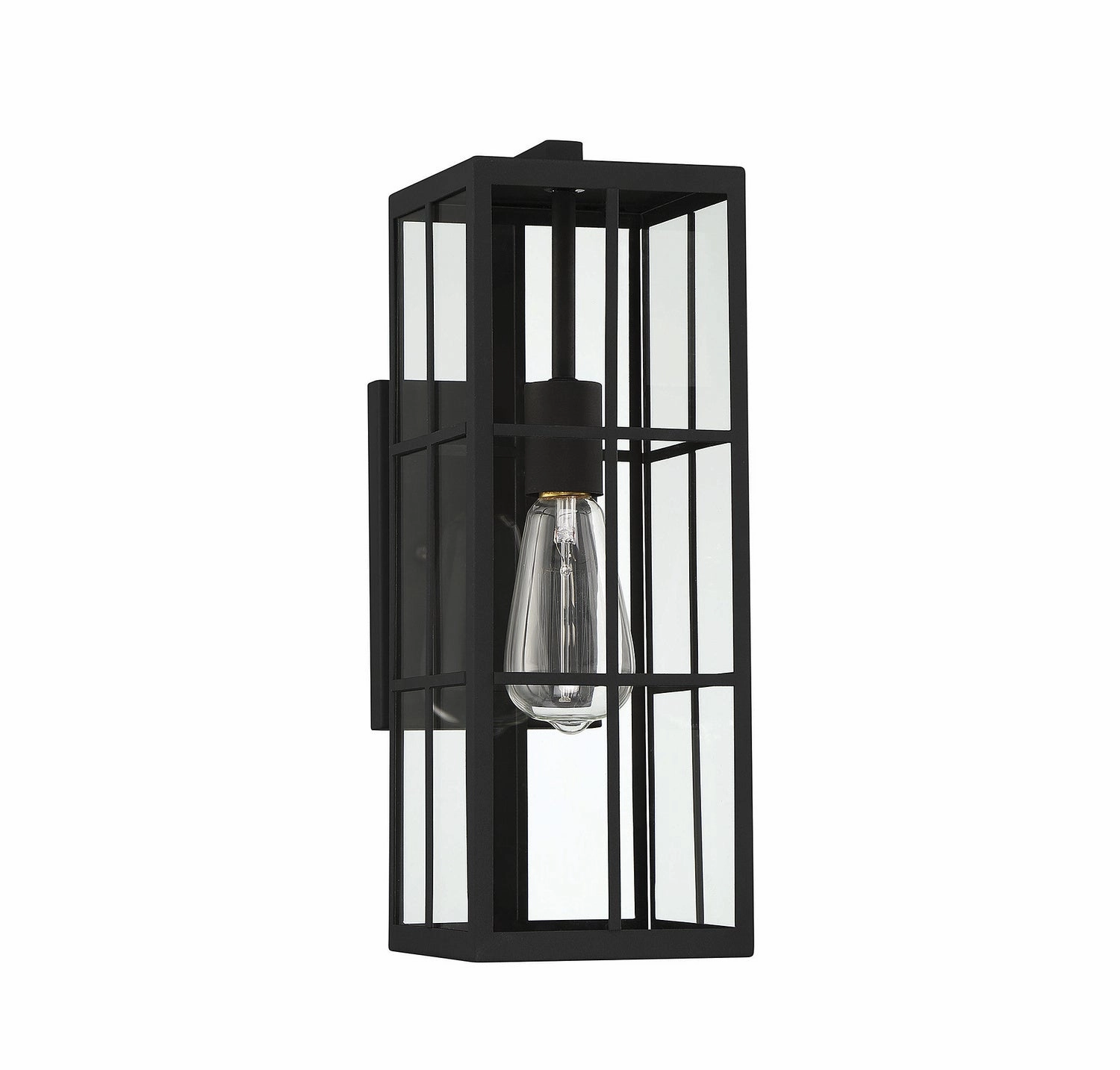 Ericson One Light Outdoor Wall Lantern Matte Black