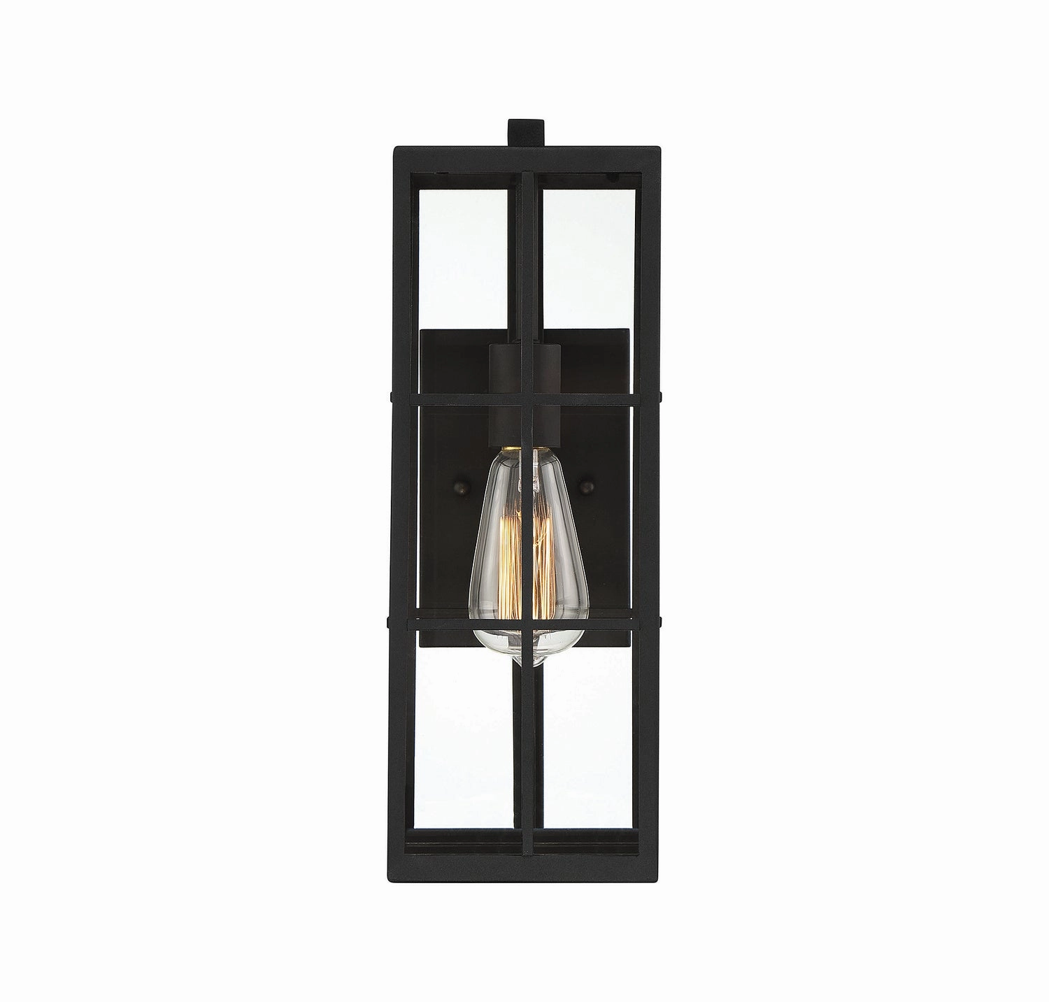 Ericson One Light Outdoor Wall Lantern Matte Black