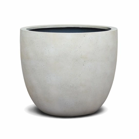 Eschbach Egg Pot - Off White hanging garden planters for small spaces