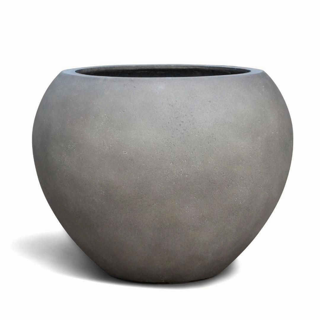 Eschbach Global Pot - Concrete Grey hanging garden planters for small spaces