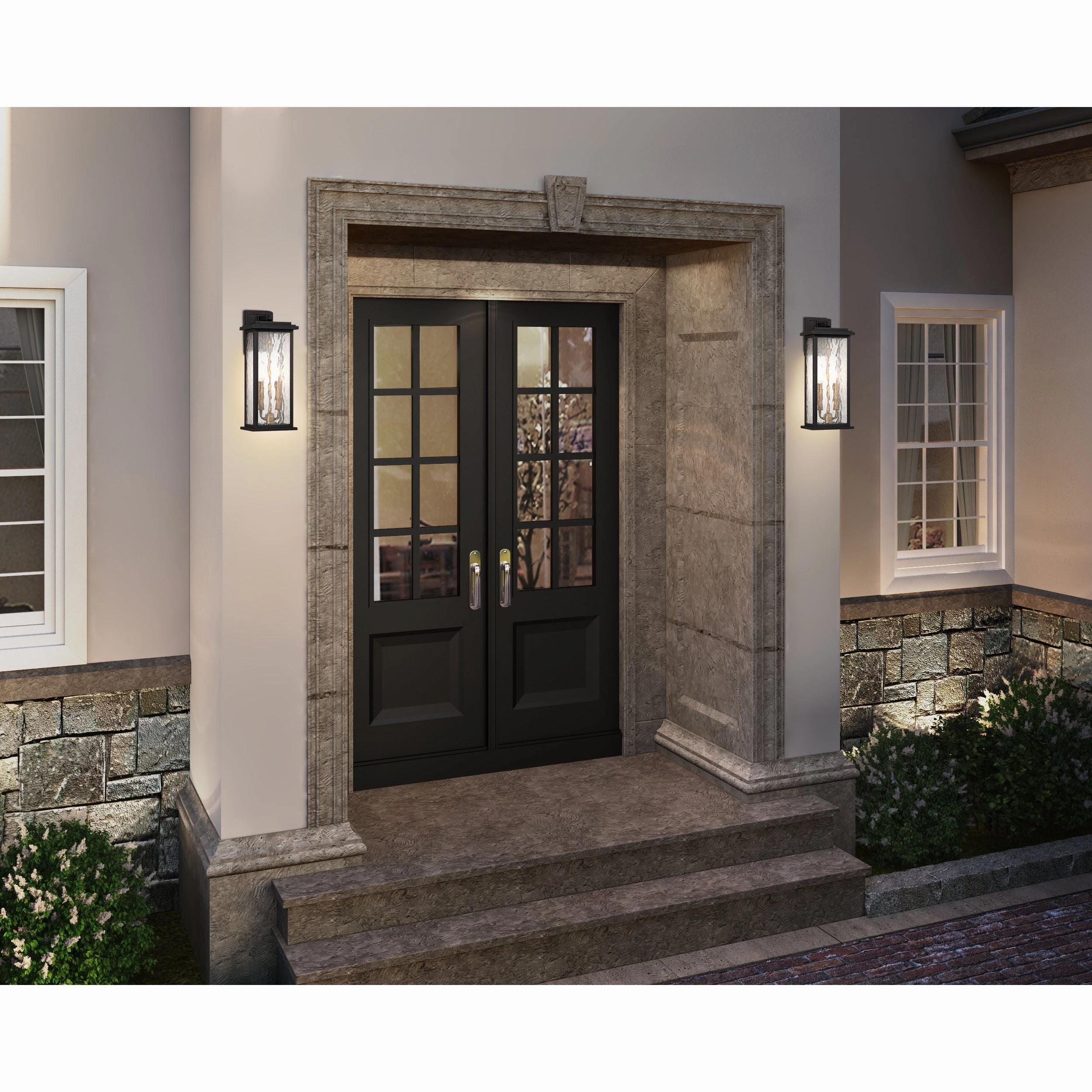 Estate 2-Light Outdoor Wall Sconce 17"