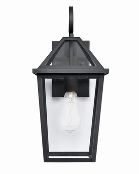 Eston One Light Outdoor Wall Sconce Textured BlackOutdoor wall sconces with motion sensor
