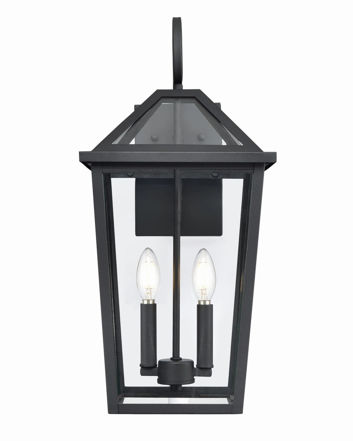 Eston Two Light Outdoor Wall Sconce Textured BlackOutdoor wall sconces with motion sensor