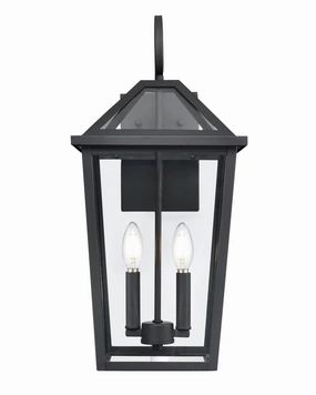 Eston Two Light Outdoor Wall Sconce Textured BlackOutdoor wall sconces with motion sensor