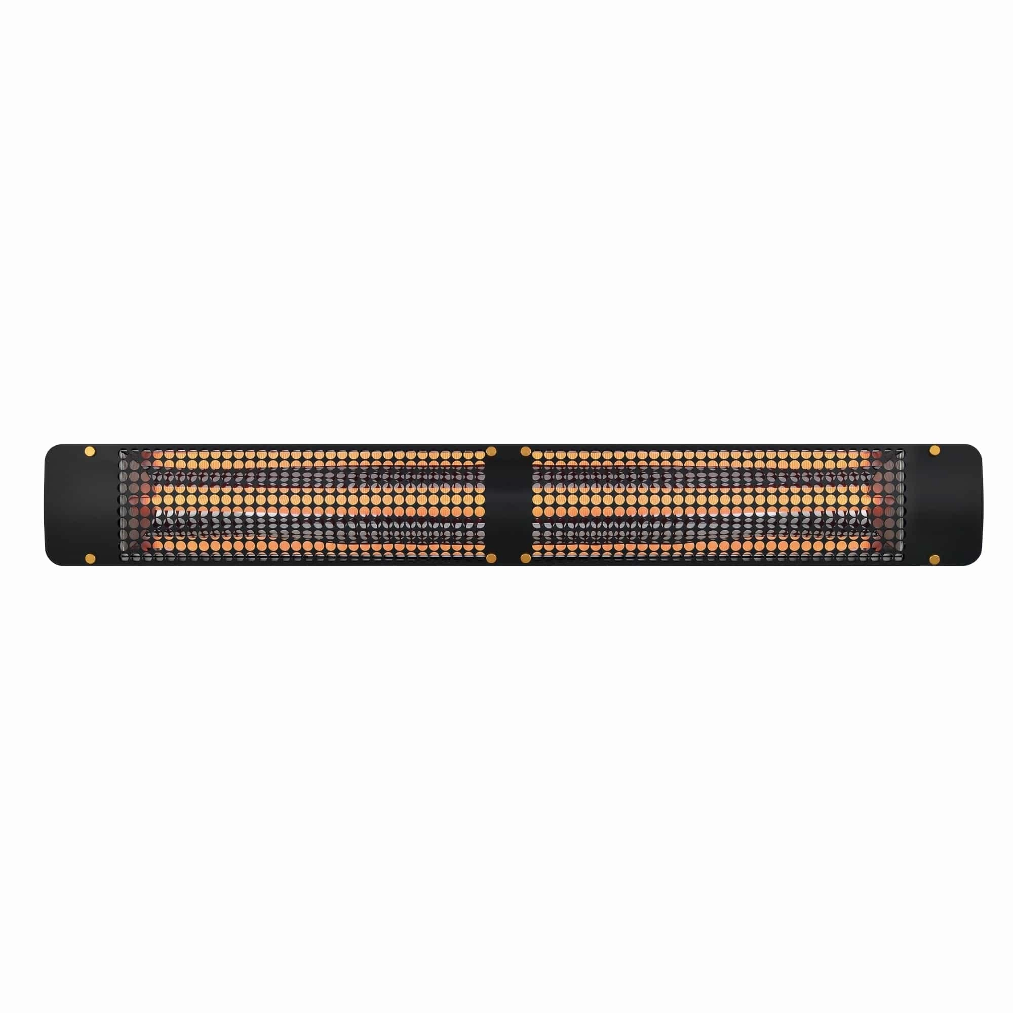Eurofase EF15 Series 39-inch Black Stainless Steel Single Element 1500 Watt Electric Patio Heater with Decor Plate