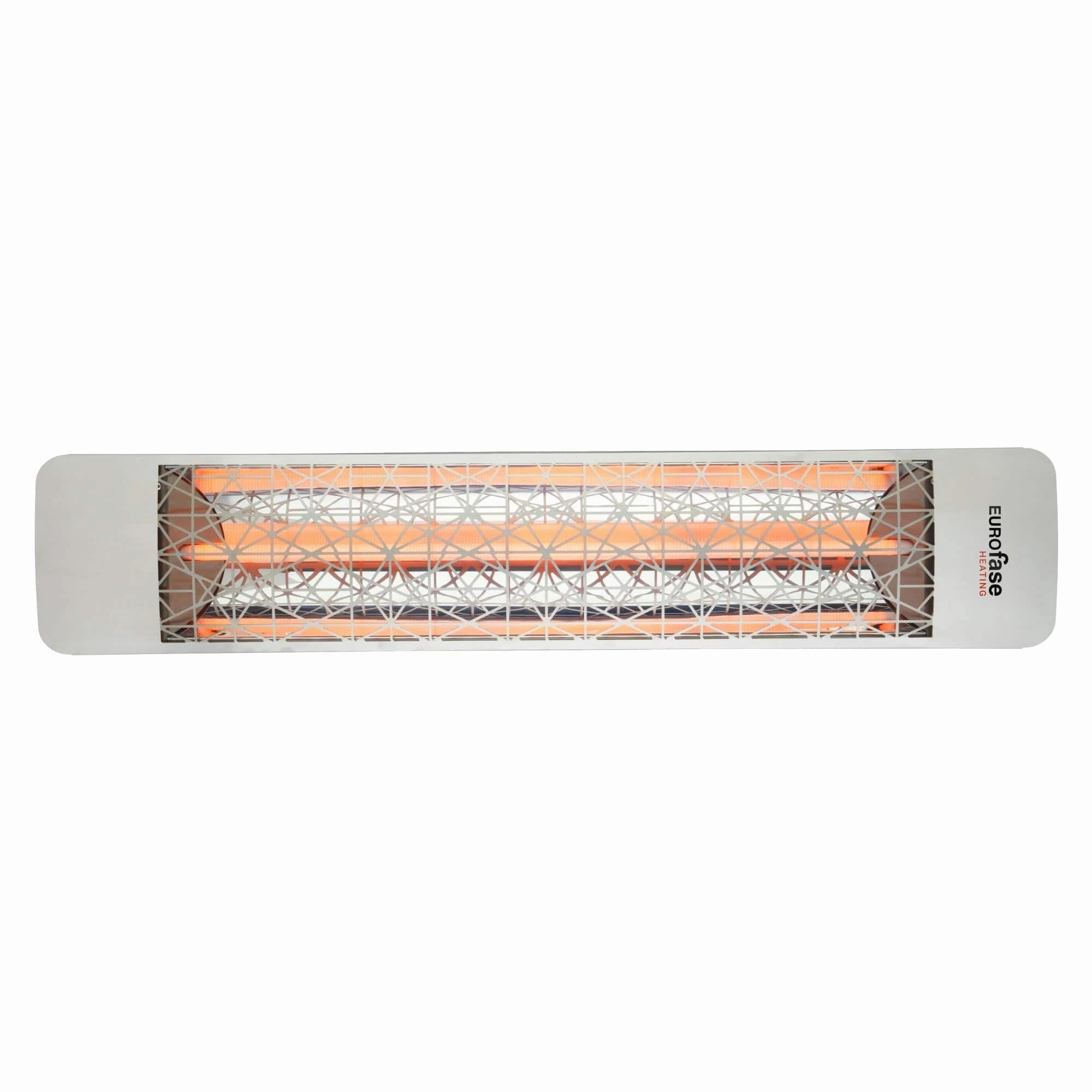 Eurofase EF15 Series 39-inch Stainless Steel Single Element 1500 Watt Electric Patio Heater with Decor Plate