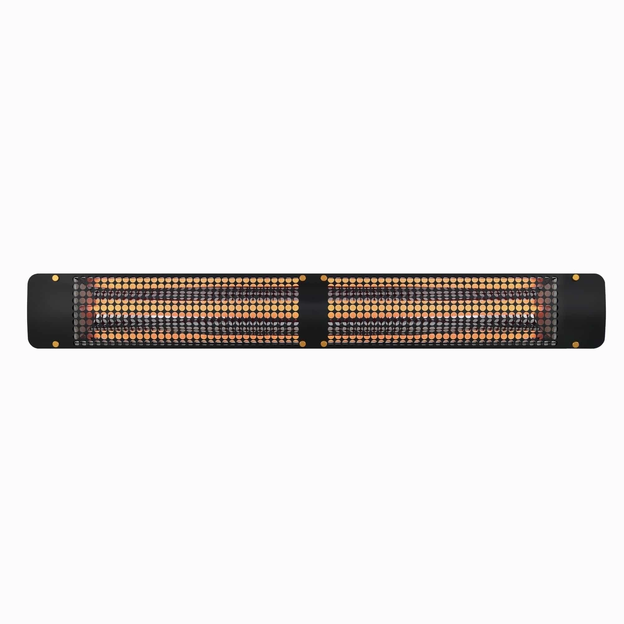 Eurofase EF20 Series 39-inch Black Stainless Steel Single Element 2000 Watt 277V Electric Patio Heater with Decor Plate