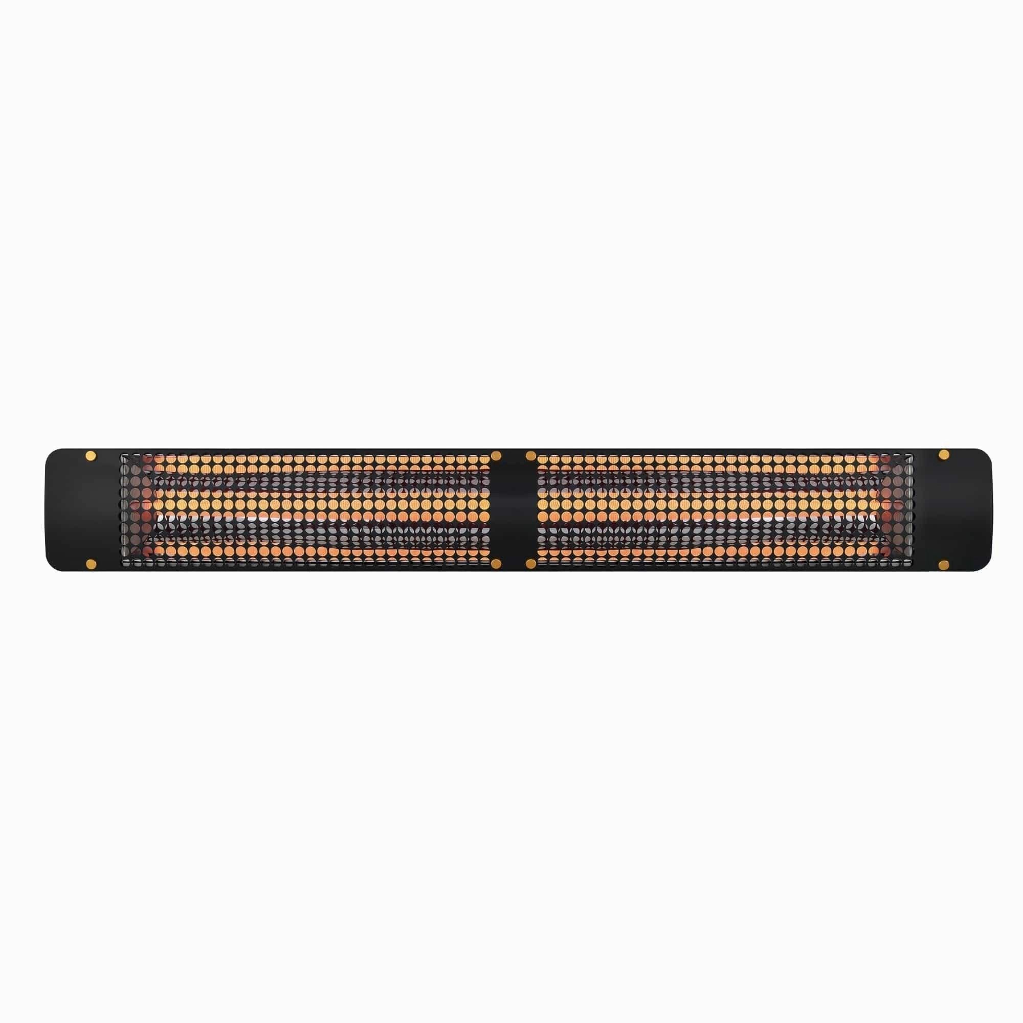 Eurofase EF20 Series 39-inch Black Stainless Steel Single Element 2000 Watt 480V Electric Patio Heater with Decor Plate