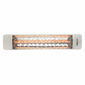 Eurofase EF20 Series 39-inch Stainless Steel Single Element 2000 Watt 240V Electric Patio Heater with Decor Plateweatherproof outdoor heater
