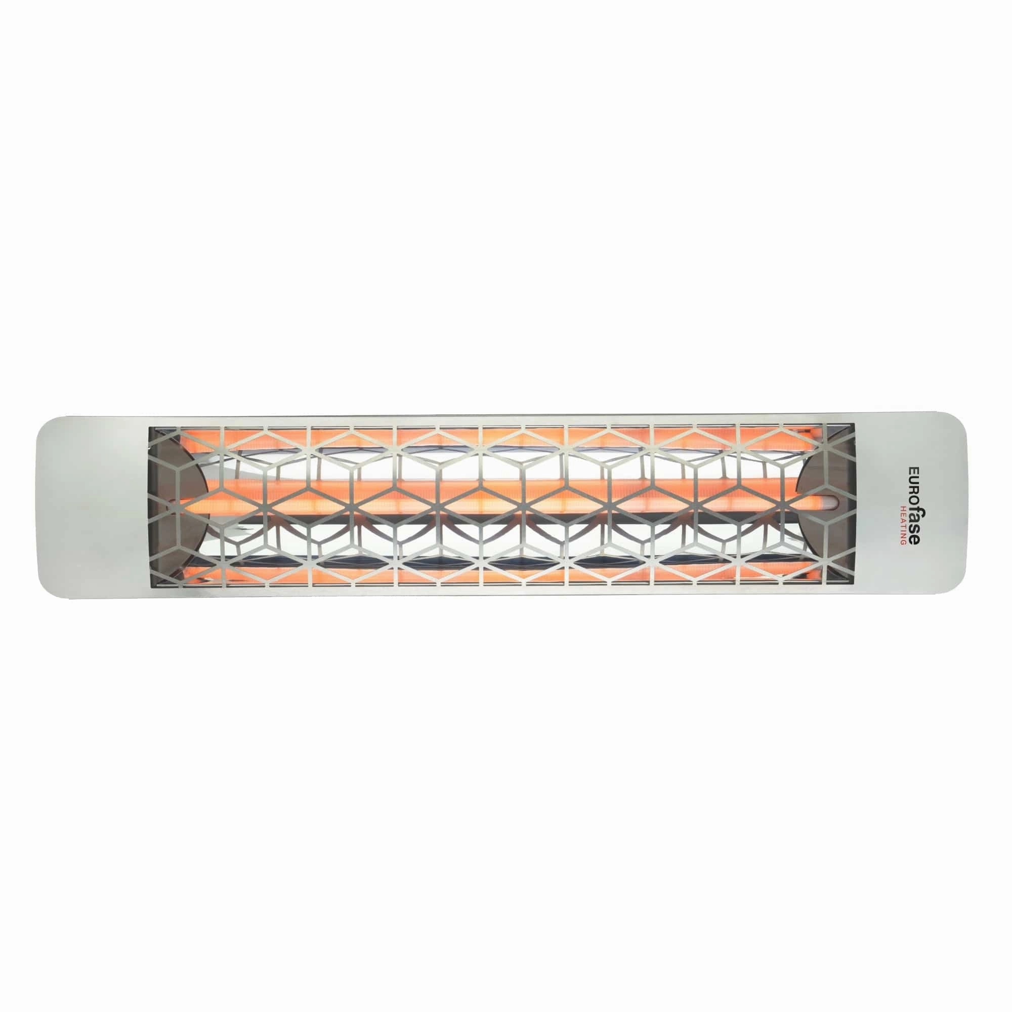 Eurofase EF20 Series 39-inch Stainless Steel Single Element 2000 Watt 277V Electric Patio Heater with Decor Plate