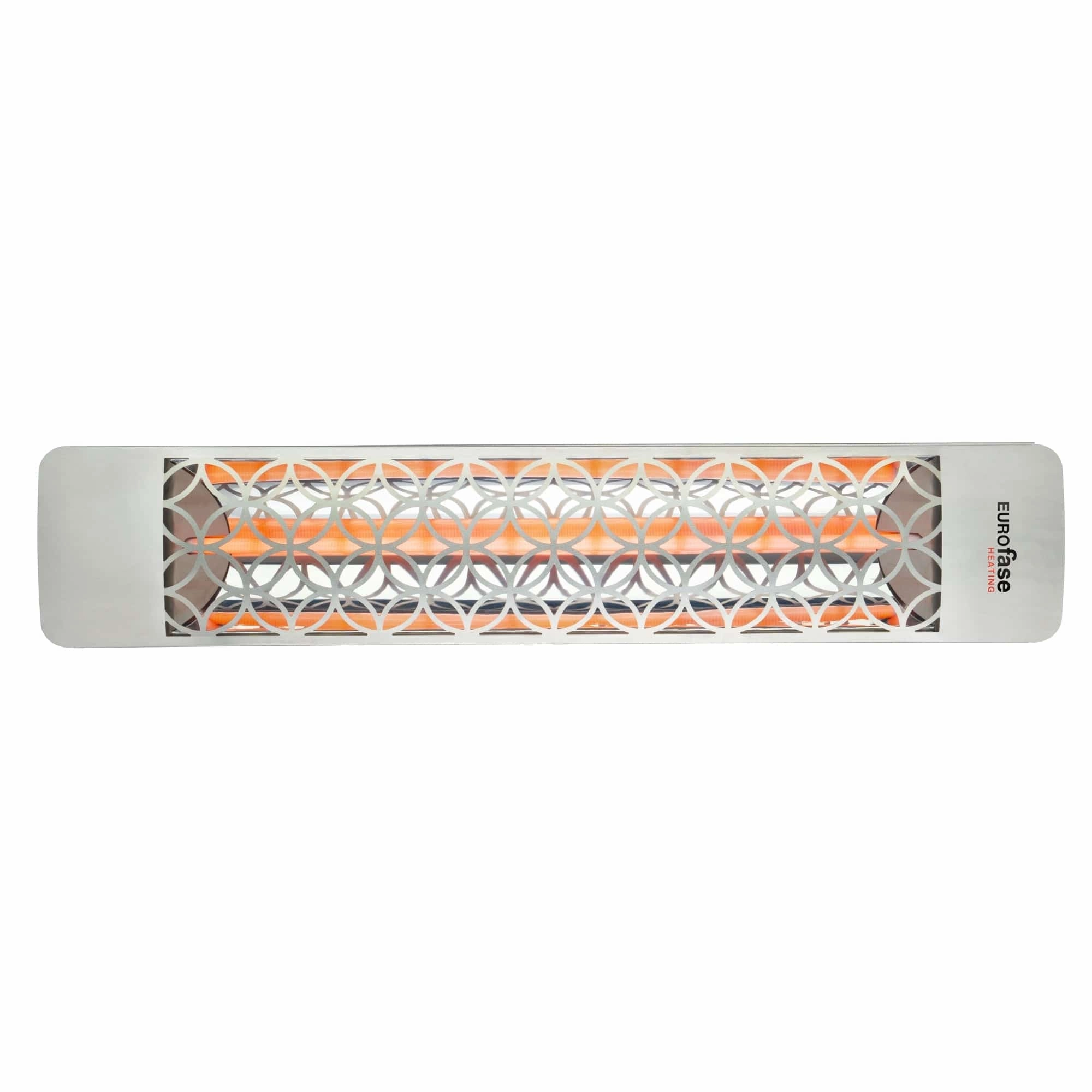 Eurofase EF20 Series 39-inch Stainless Steel Single Element 2000 Watt 277V Electric Patio Heater with Decor Plate