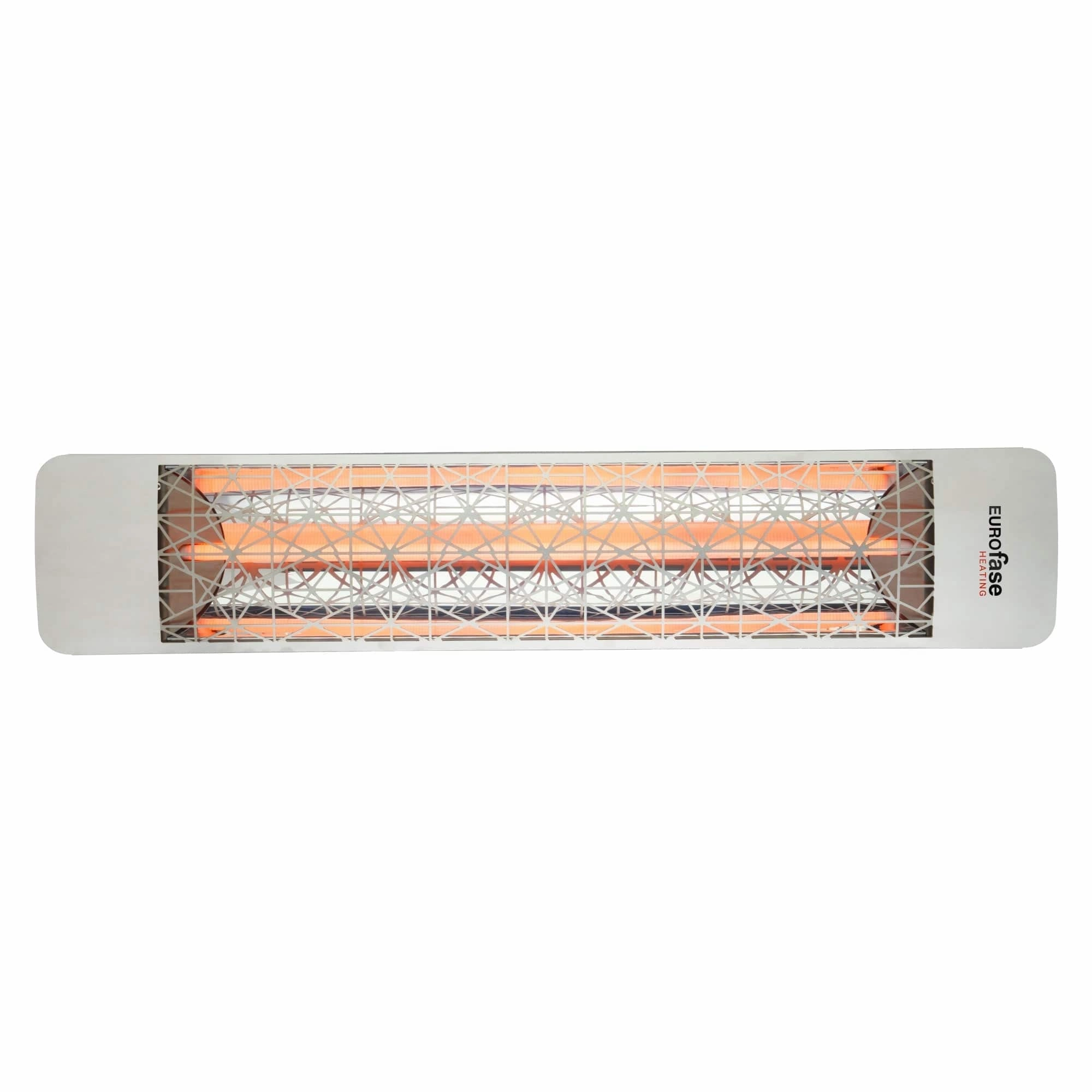 Eurofase EF20 Series 39-inch Stainless Steel Single Element 2000 Watt 277V Electric Patio Heater with Decor Plate