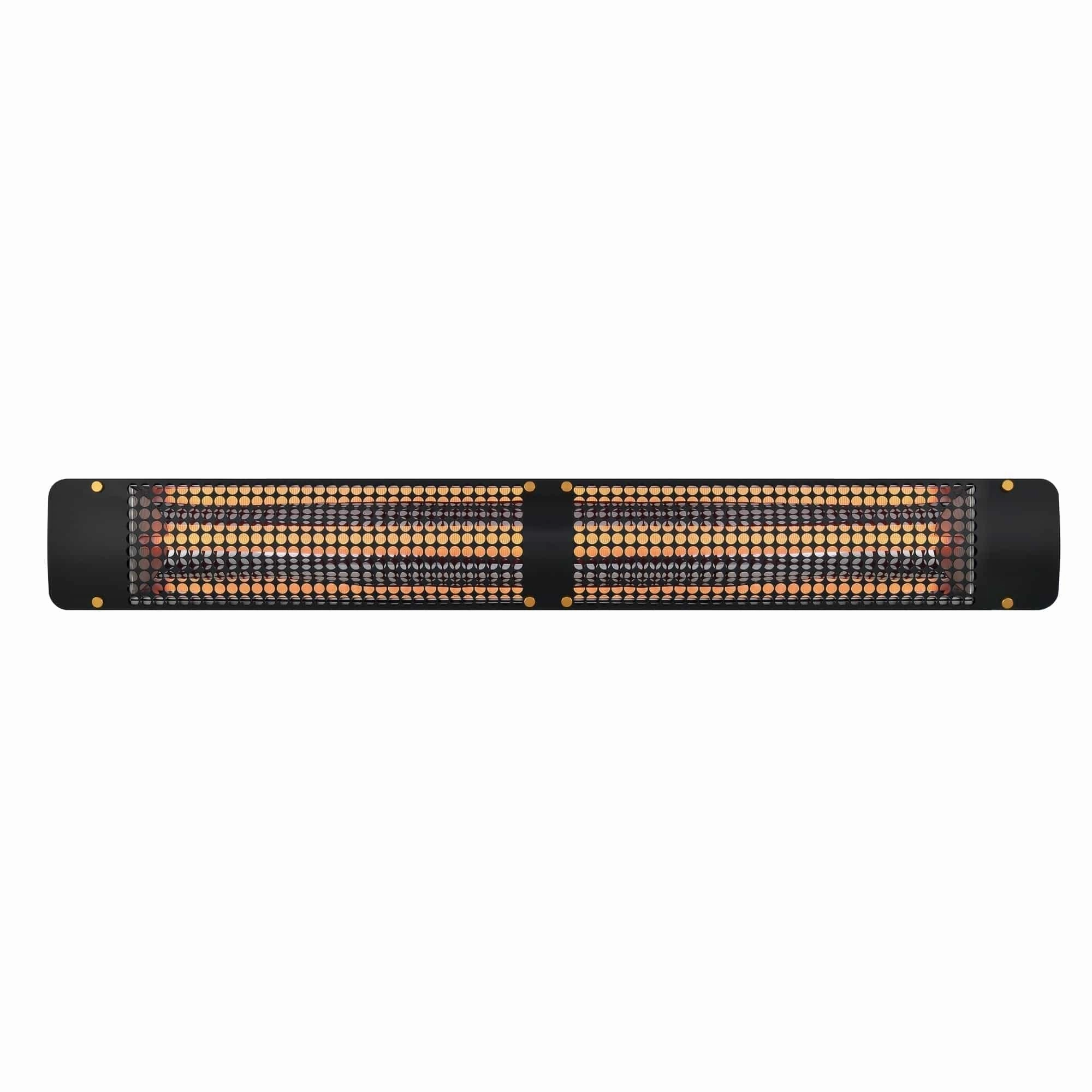 Eurofase EF25 Series 39-inch Black Stainless Steel Single Element 2500 Watt 208V Electric Patio Heater with Decor Plate