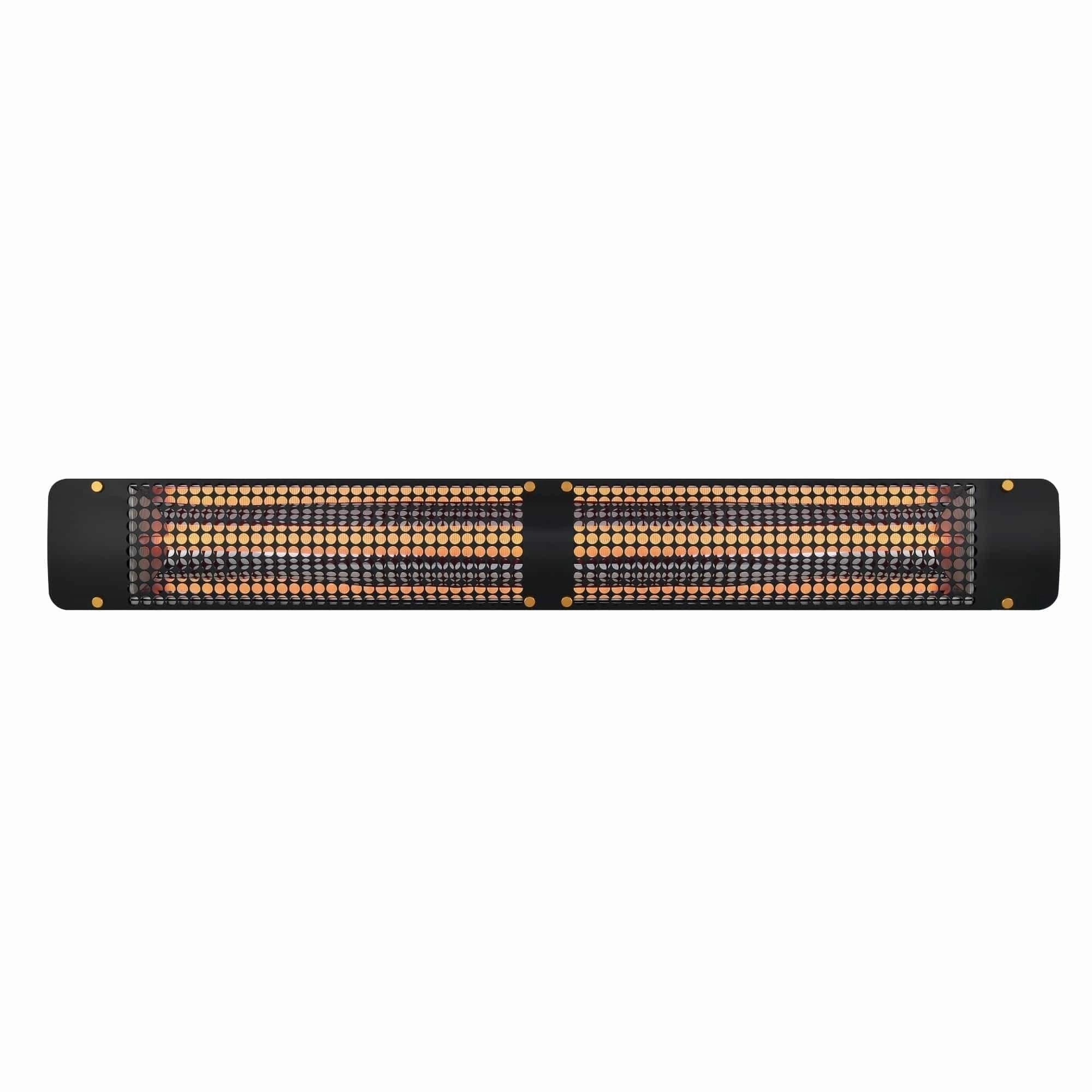 Eurofase EF25 Series 39-inch Black Stainless Steel Single Element 2500 Watt 240V Electric Patio Heater with Decor Plate