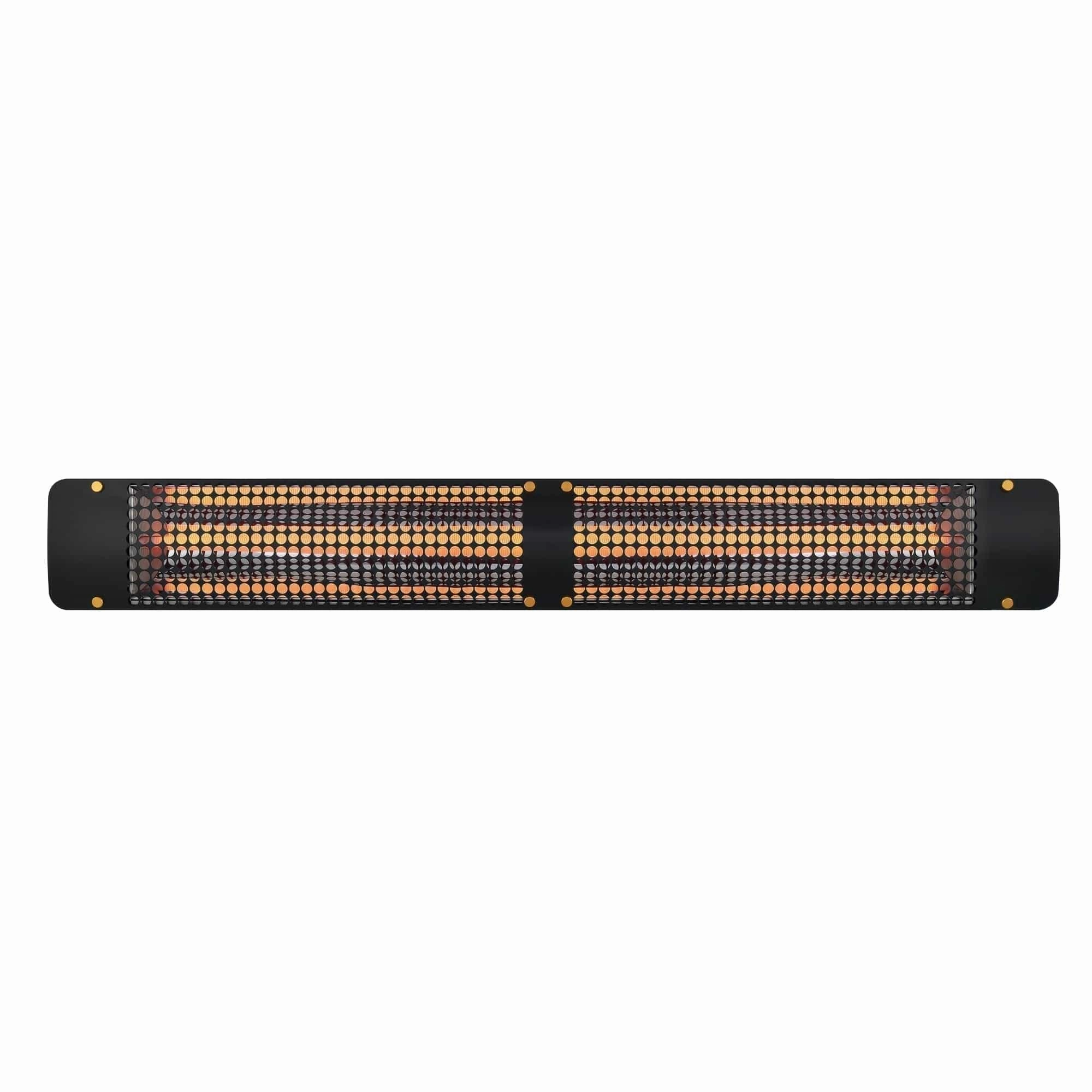 Eurofase EF25 Series 39-inch Black Stainless Steel Single Element 2500 Watt 277V Electric Patio Heater with Decor Plate