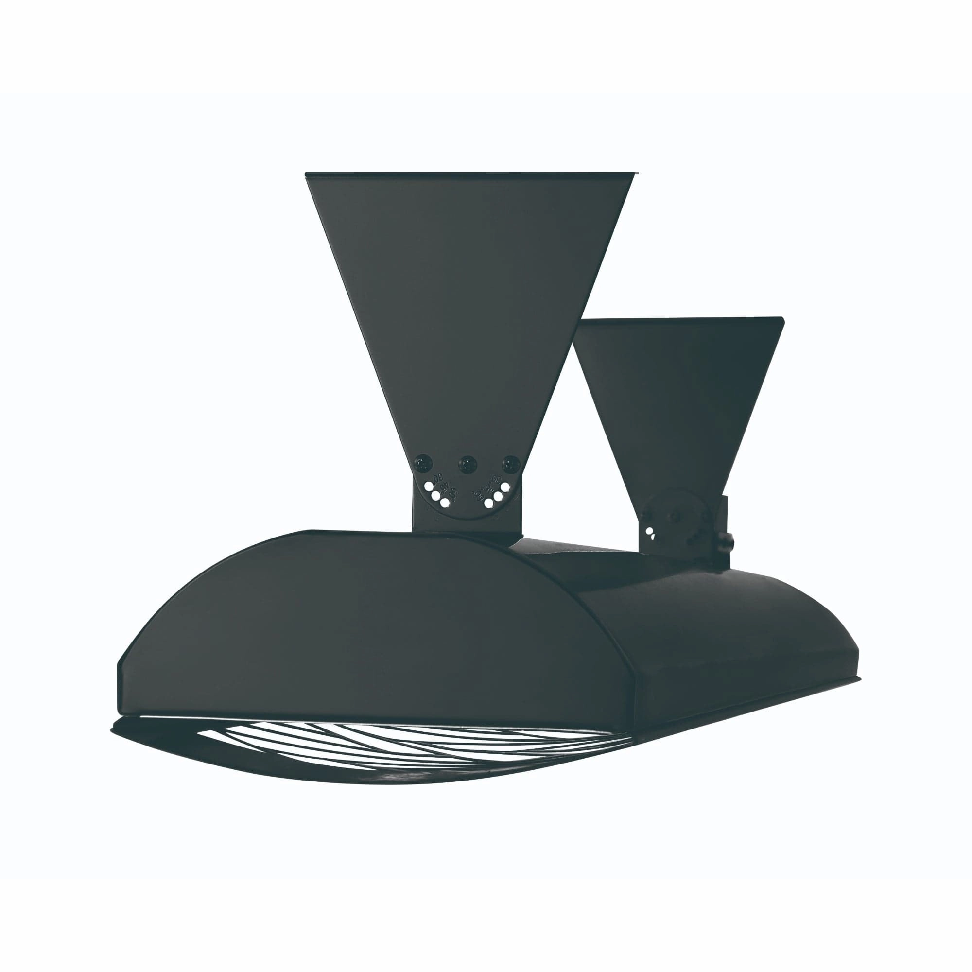 Eurofase EF25 Series 39-inch Black Stainless Steel Single Element 2500 Watt Electric Patio Heater