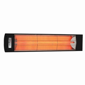 Eurofase EF25 Series 39-inch Black Stainless Steel Single Element 2500 Watt Electric Patio Heaterweatherproof outdoor heater