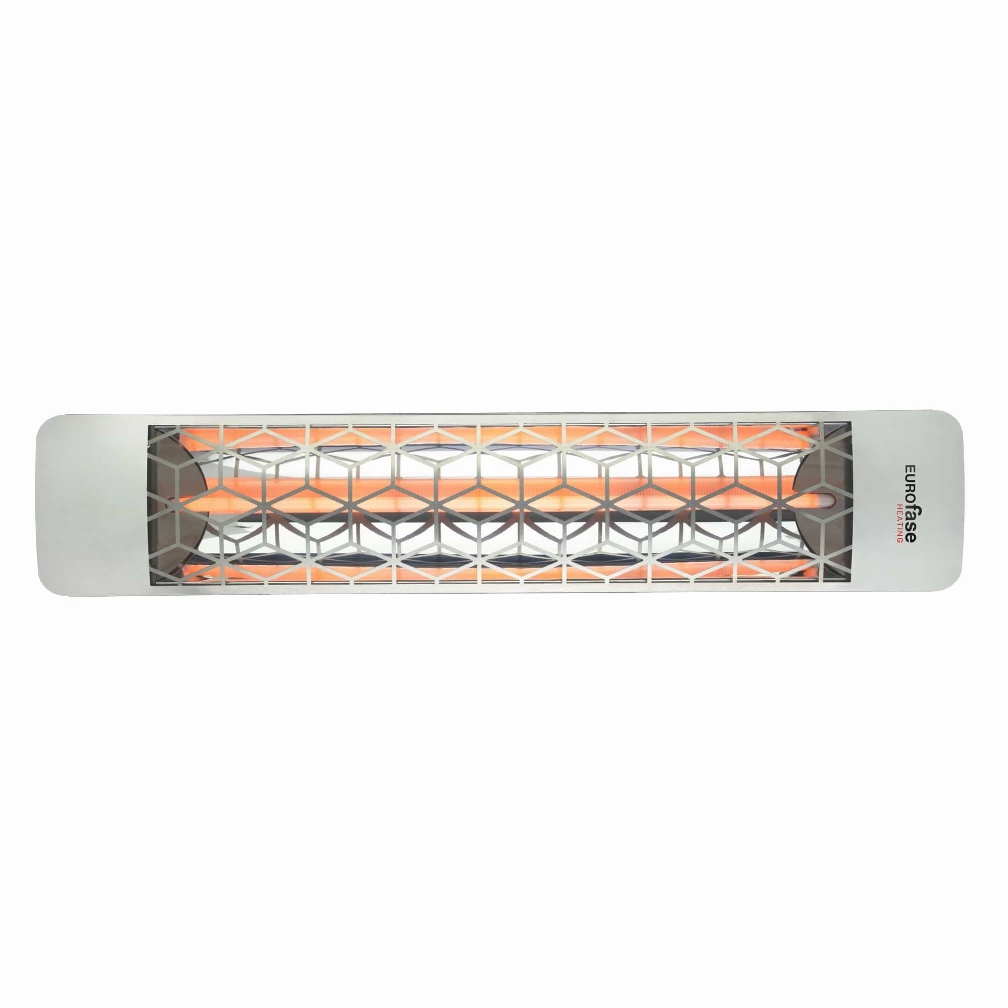 Eurofase EF25 Series 39-inch Stainless Steel Single Element 2500 Watt 208V Electric Patio Heater with Decor Plate