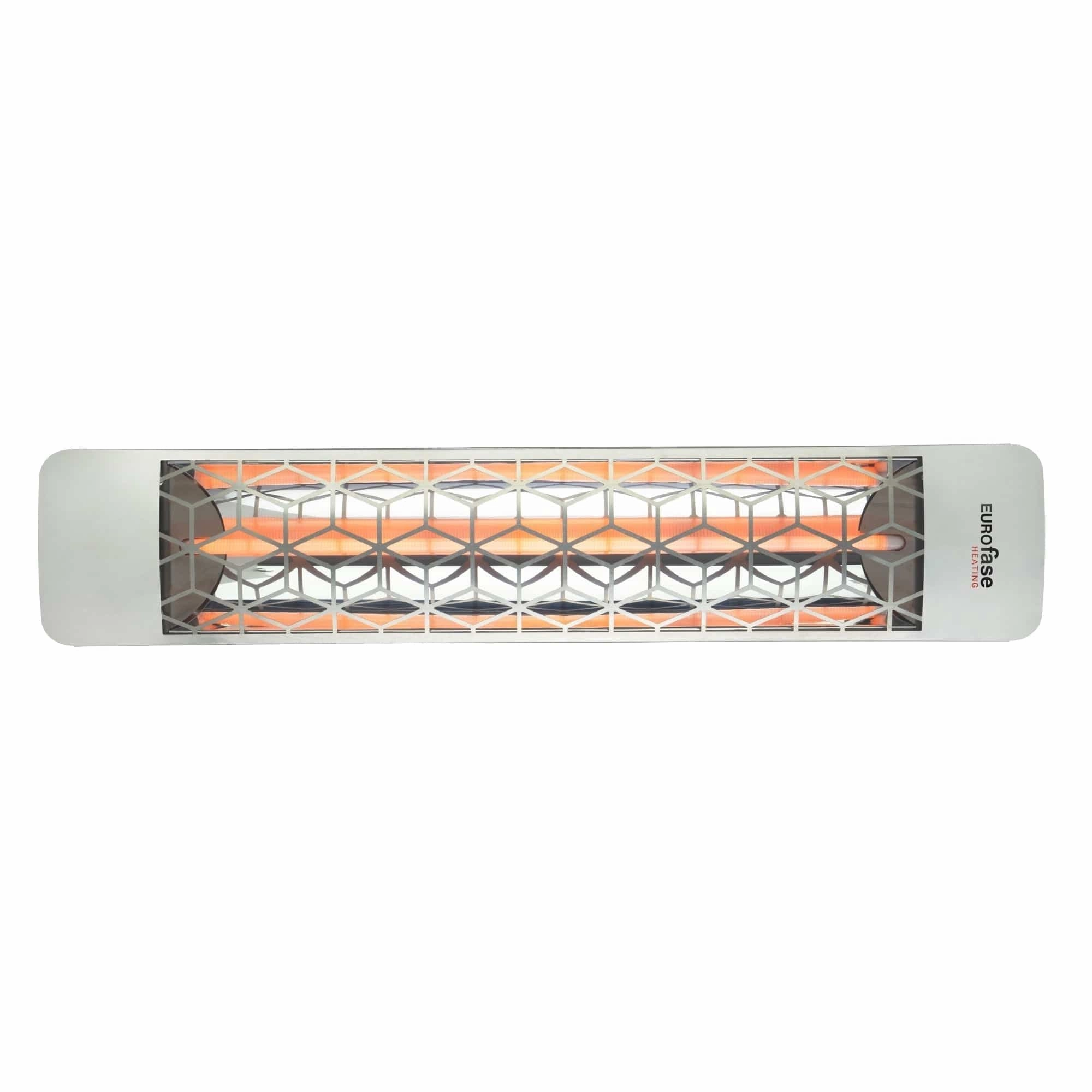 Eurofase EF25 Series 39-inch Stainless Steel Single Element 2500 Watt 277V Electric Patio Heater with Decor Plate