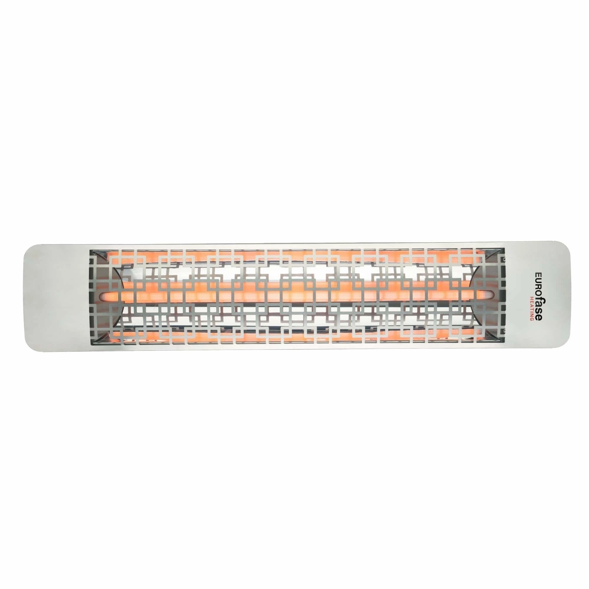Eurofase EF25 Series 39-inch Stainless Steel Single Element 2500 Watt 277V Electric Patio Heater with Decor Plate