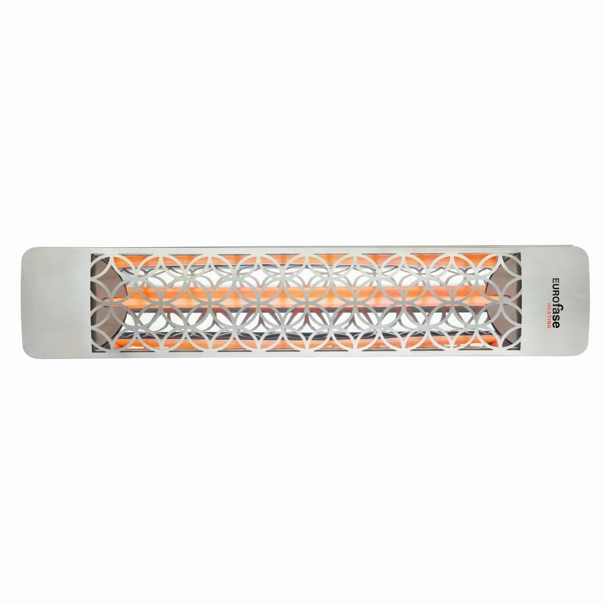 Eurofase EF25 Series 39-inch Stainless Steel Single Element 2500 Watt 277V Electric Patio Heater with Decor Plate