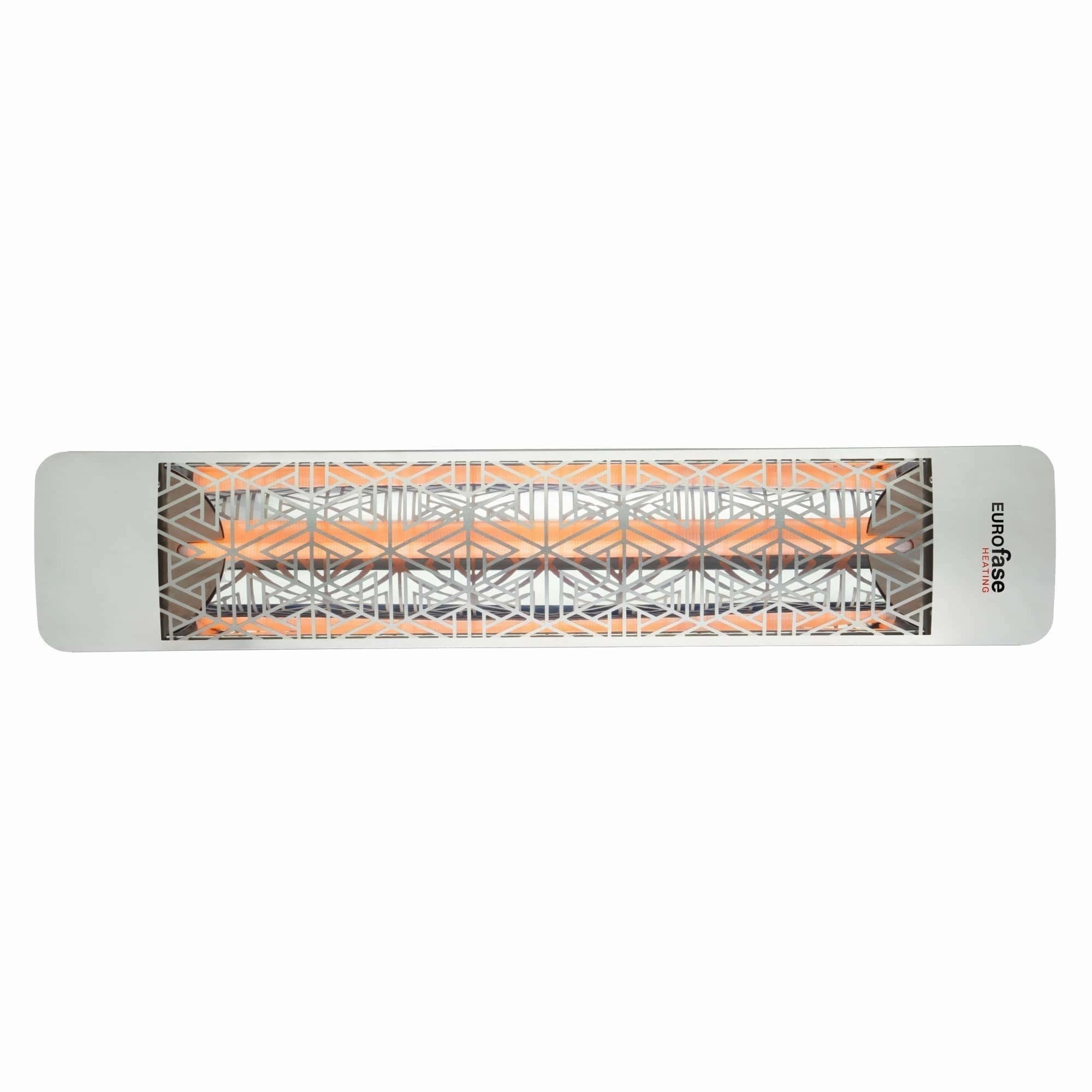 Eurofase EF25 Series 39-inch Stainless Steel Single Element 2500 Watt 277V Electric Patio Heater with Decor Plate