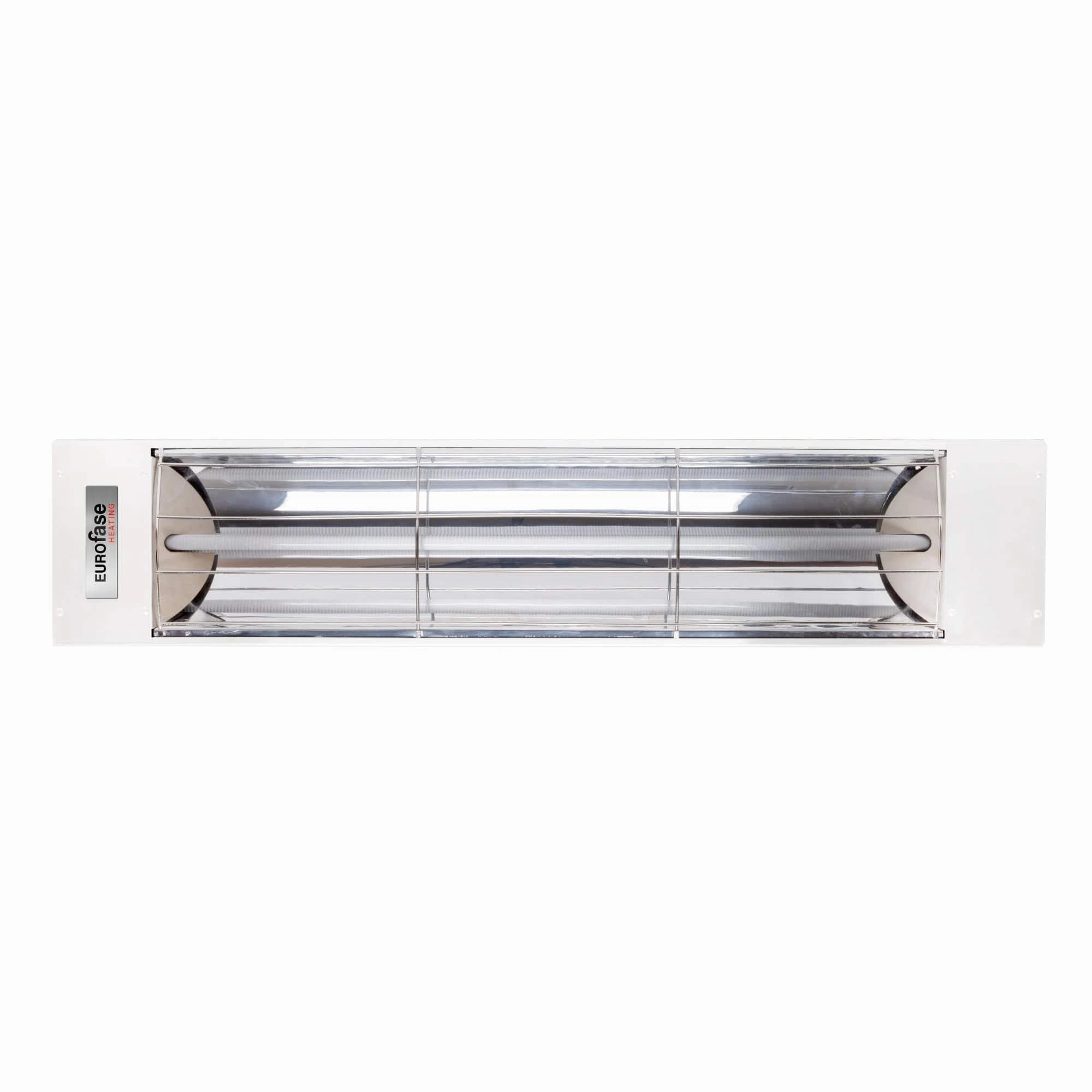 Eurofase EF25 Series 39-inch White Stainless Steel Single Element 2500 Watt Electric Patio Heater