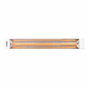 Eurofase EF30 61" White Stainless Steel Patio Heater  3000W Single Elementweatherproof outdoor heater