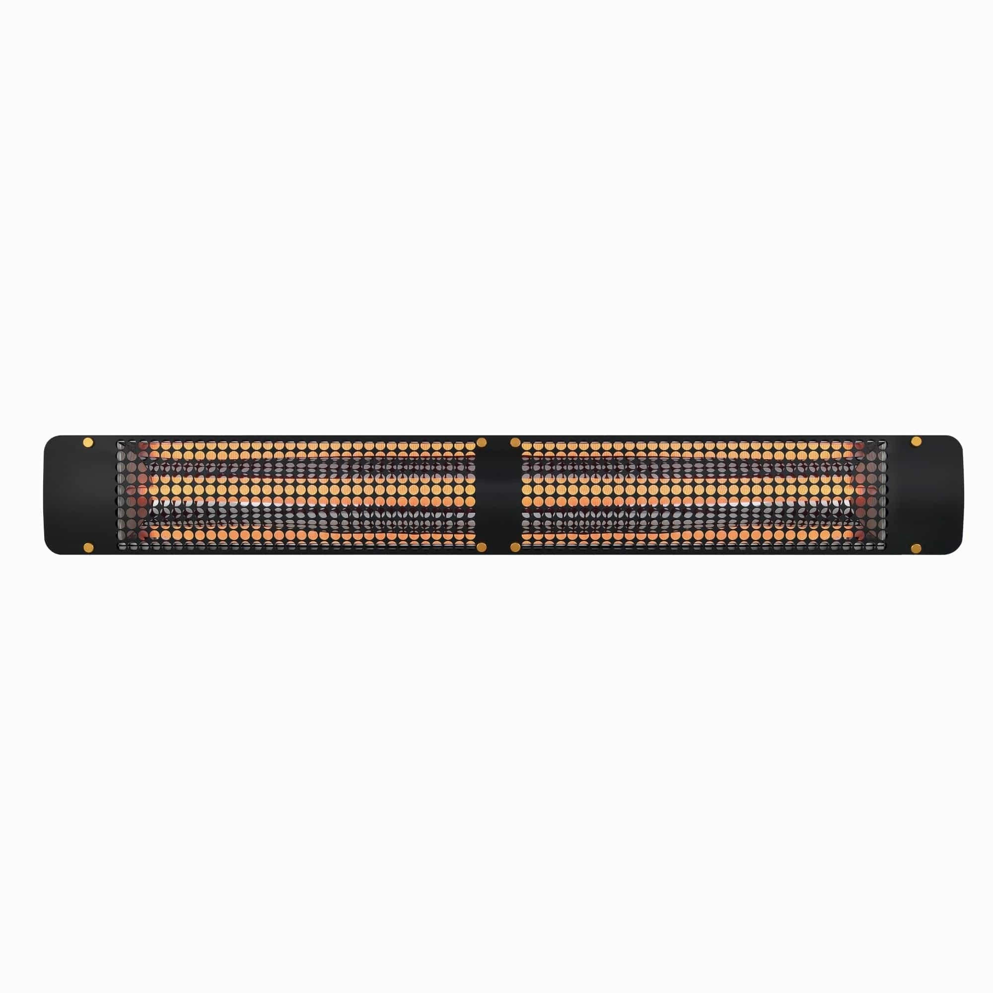Eurofase EF30 Series 61-inch Black Stainless Steel Single Element 3000 Watt 208V Electric Patio Heater with Decor Plate