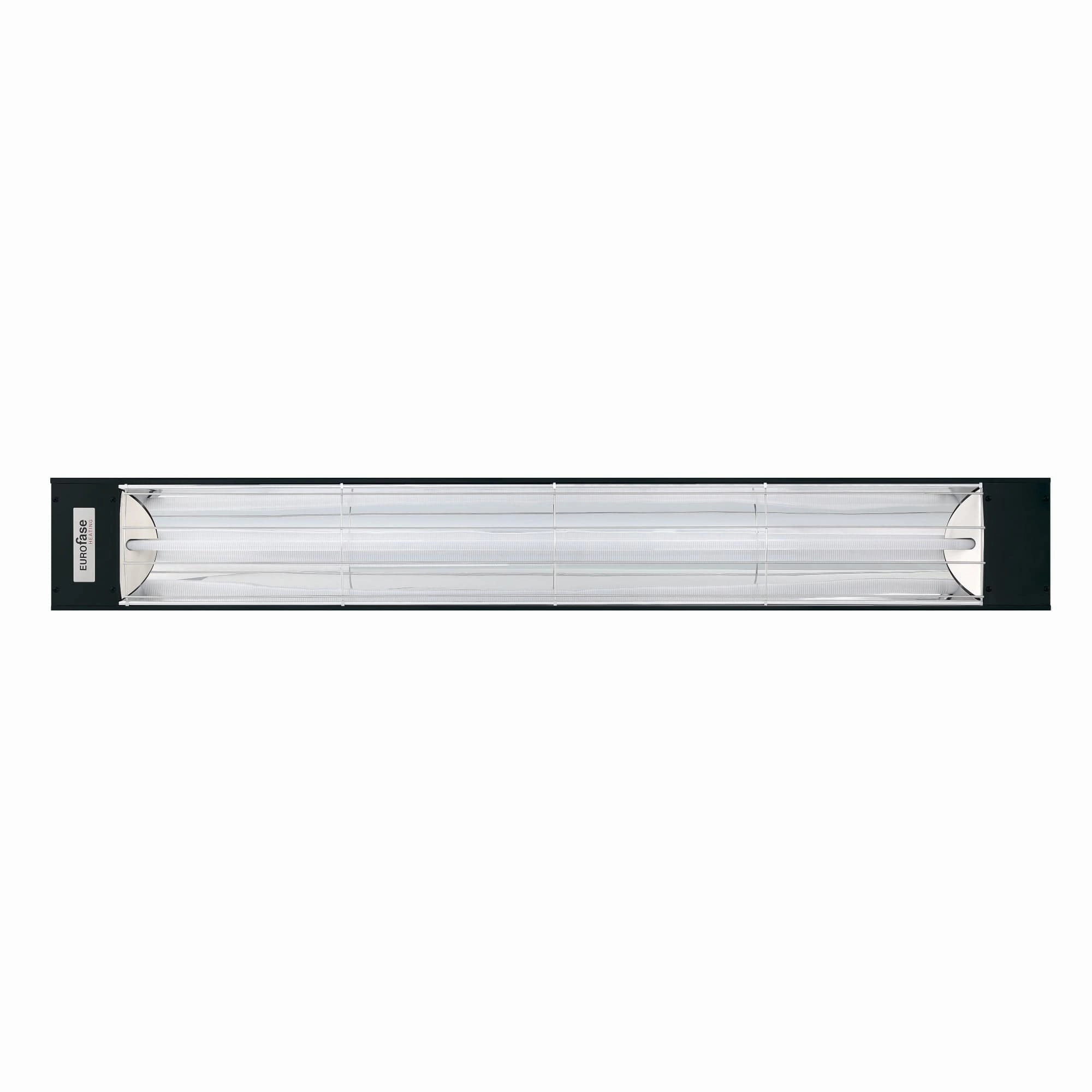 Eurofase EF30 Series 61-inch Black Stainless Steel Single Element  3000 Watt Electric Patio Heater