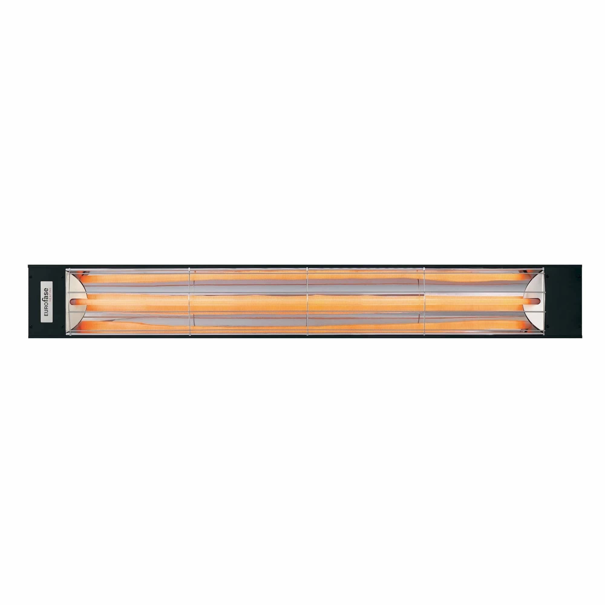 Eurofase EF30 Series 61-inch Black Stainless Steel Single Element  3000 Watt Electric Patio Heaterweatherproof outdoor heater