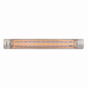 Eurofase EF30 Series 61-Inch Stainless Steel Single Element 3000 Watt Electric 208V Patio Heater with Decor Plateweatherproof outdoor heater