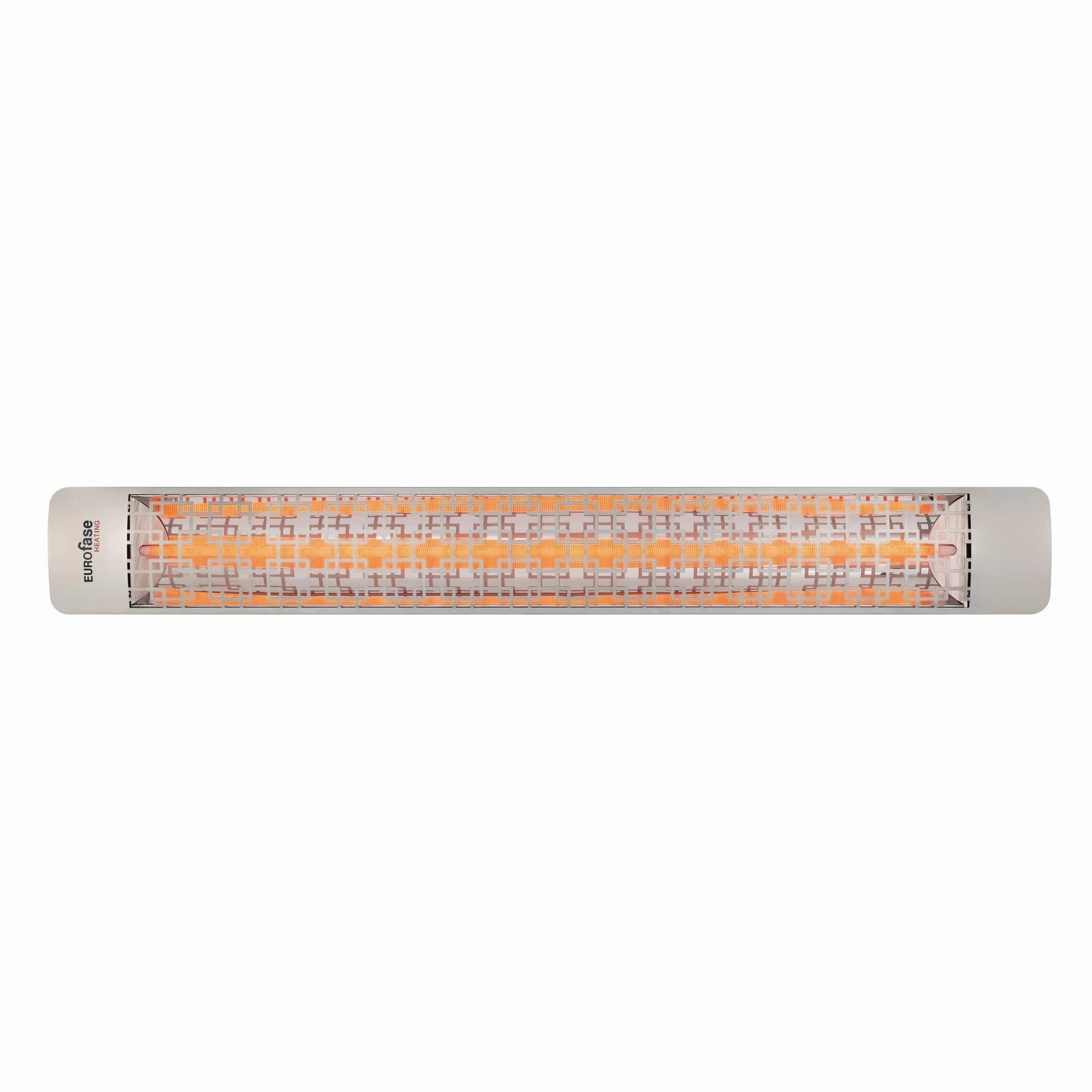 Eurofase EF30 Series 61-Inch Stainless Steel Single Element 3000 Watt Electric 208V Patio Heater with Decor Plate