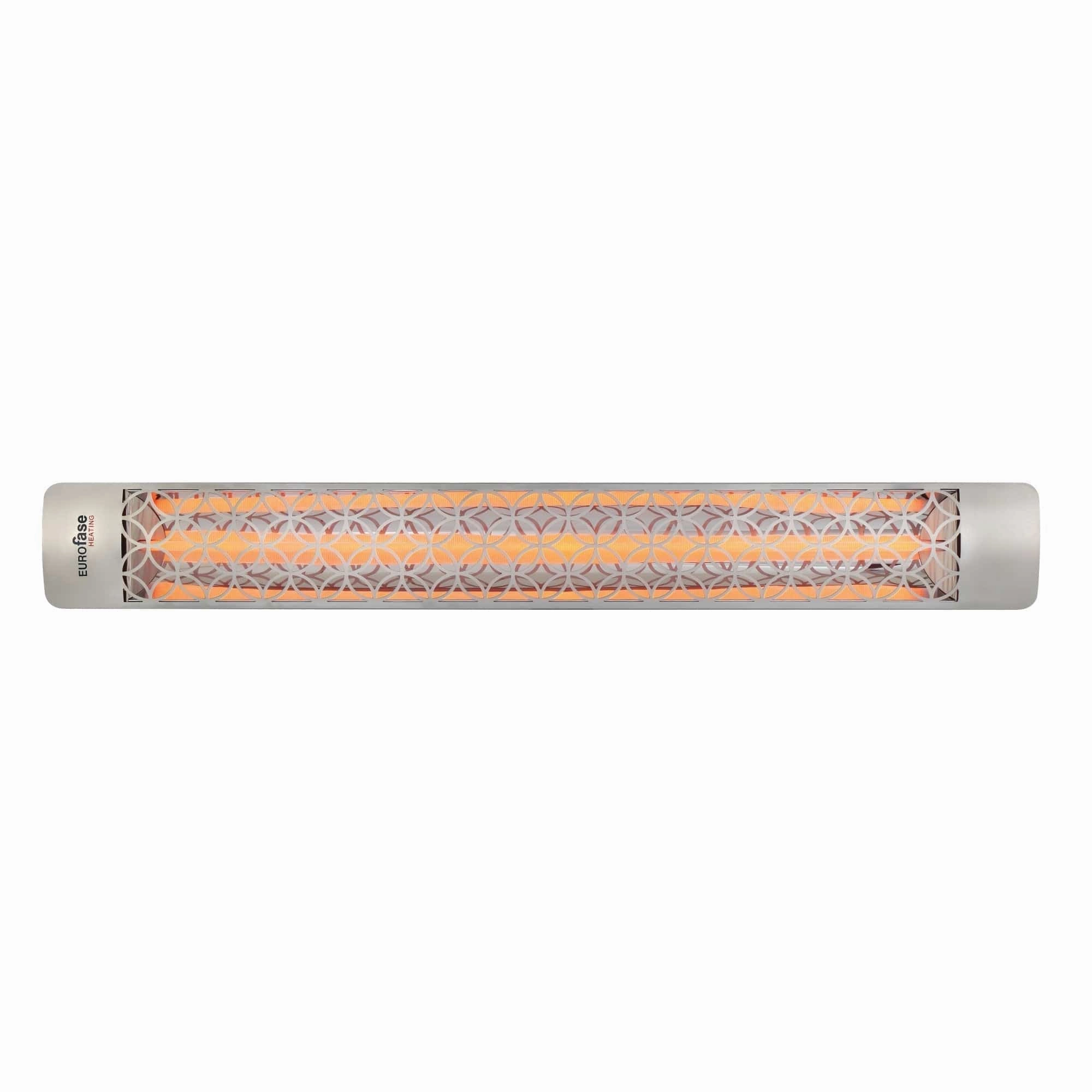 Eurofase EF30 Series 61-inch Stainless Steel Single Element 3000 Watt Electric 240V Patio Heater with Decor Plate
