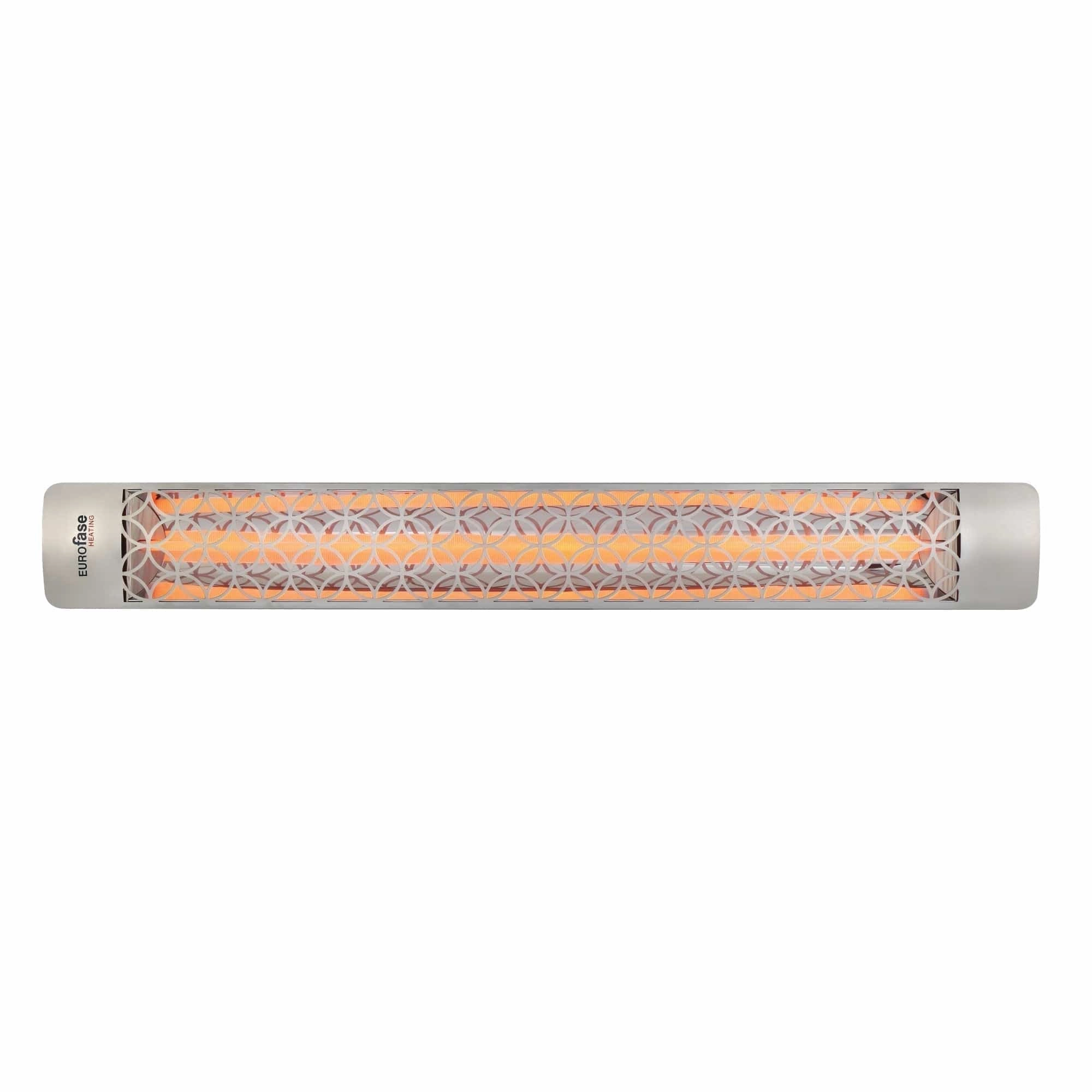 Eurofase EF30 Series 61-inch Stainless Steel Single Element 3000 Watt Electric 480V Patio Heater with Decor Plate